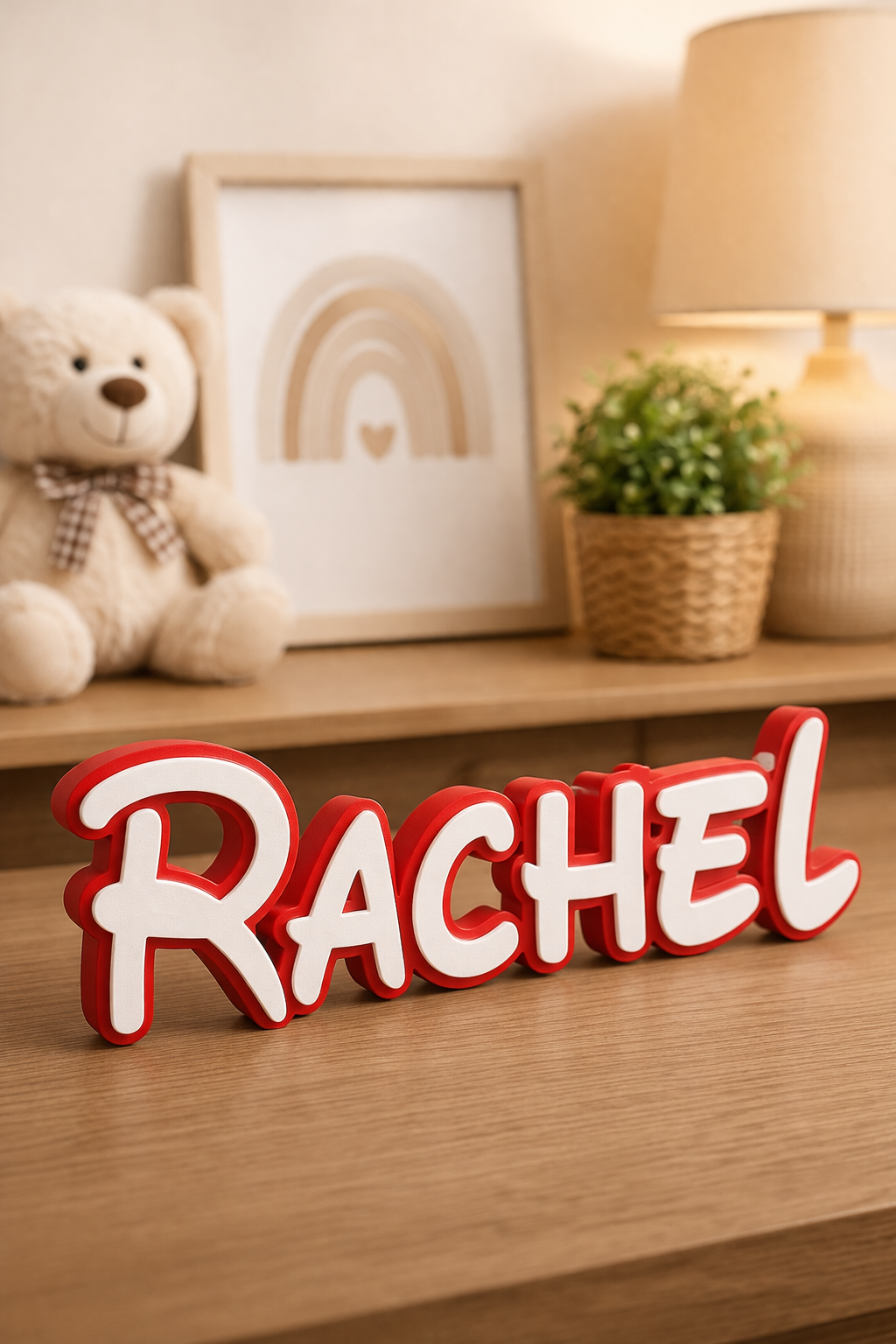 Personalized 3D Name Sign — Custom Printed Name Decor | Perfect Gift for Any Room