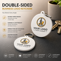 Custom Business Logo Keychain