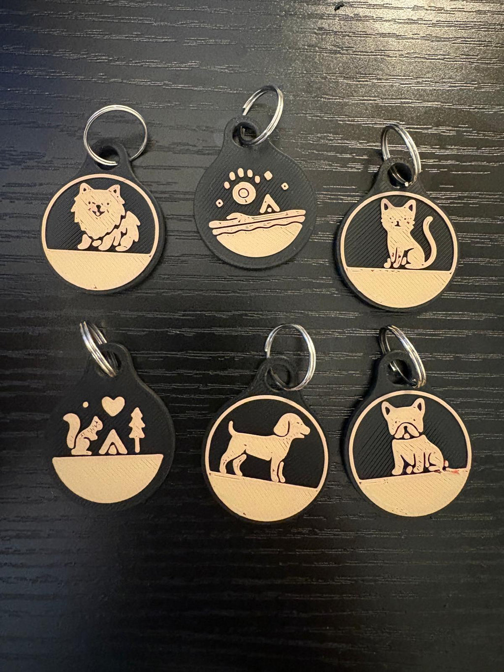 NFC Pet ID Tag — 6 Designs | 3D Printed | Tap to Scan | Made in Canada