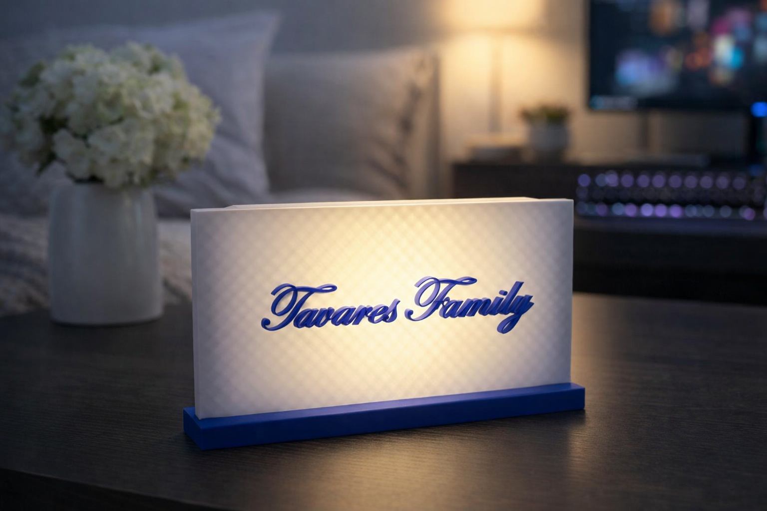 Personalized LED Name Sign — Custom Rechargeable Light Decor | Perfect Gift for Any Occasion
