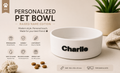 Personalized Pet Bowl – Raised Name Edition
