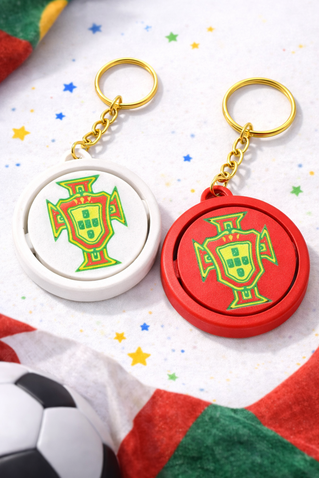World Cup Spinner Keychain 2026 — Choose Your Team | 2 Colors Included | 3D Printed Fan Gift